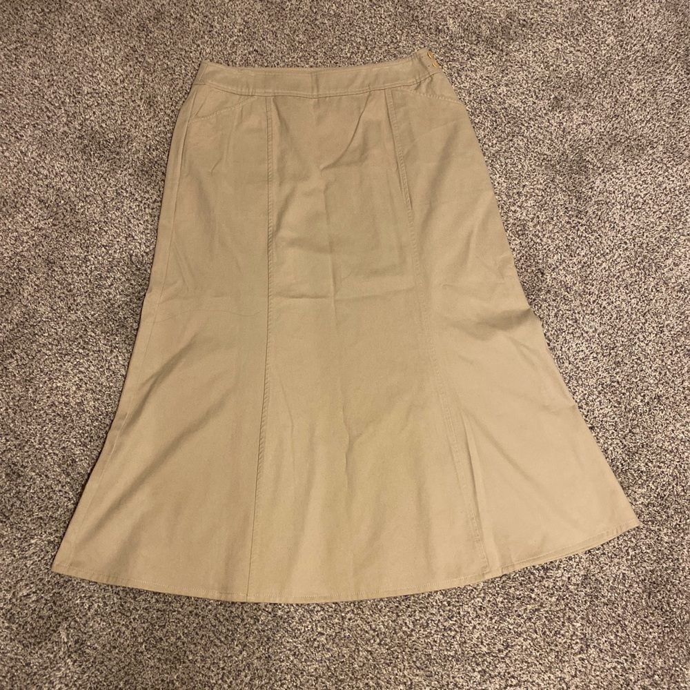 Pendleton Tan A-Line Skirt